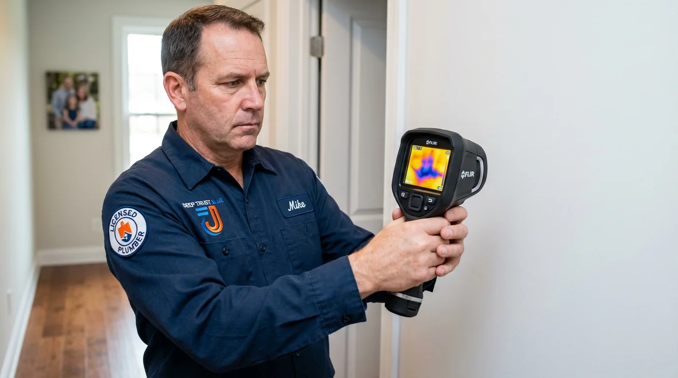 Thermal imaging leak detection by Johns Plumbing LLC in Perris